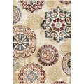 Lbaiet Lbaiet RS412R81 8 x 10 ft. Roswell Brielle Mid-Century Rug; Red RS412R81